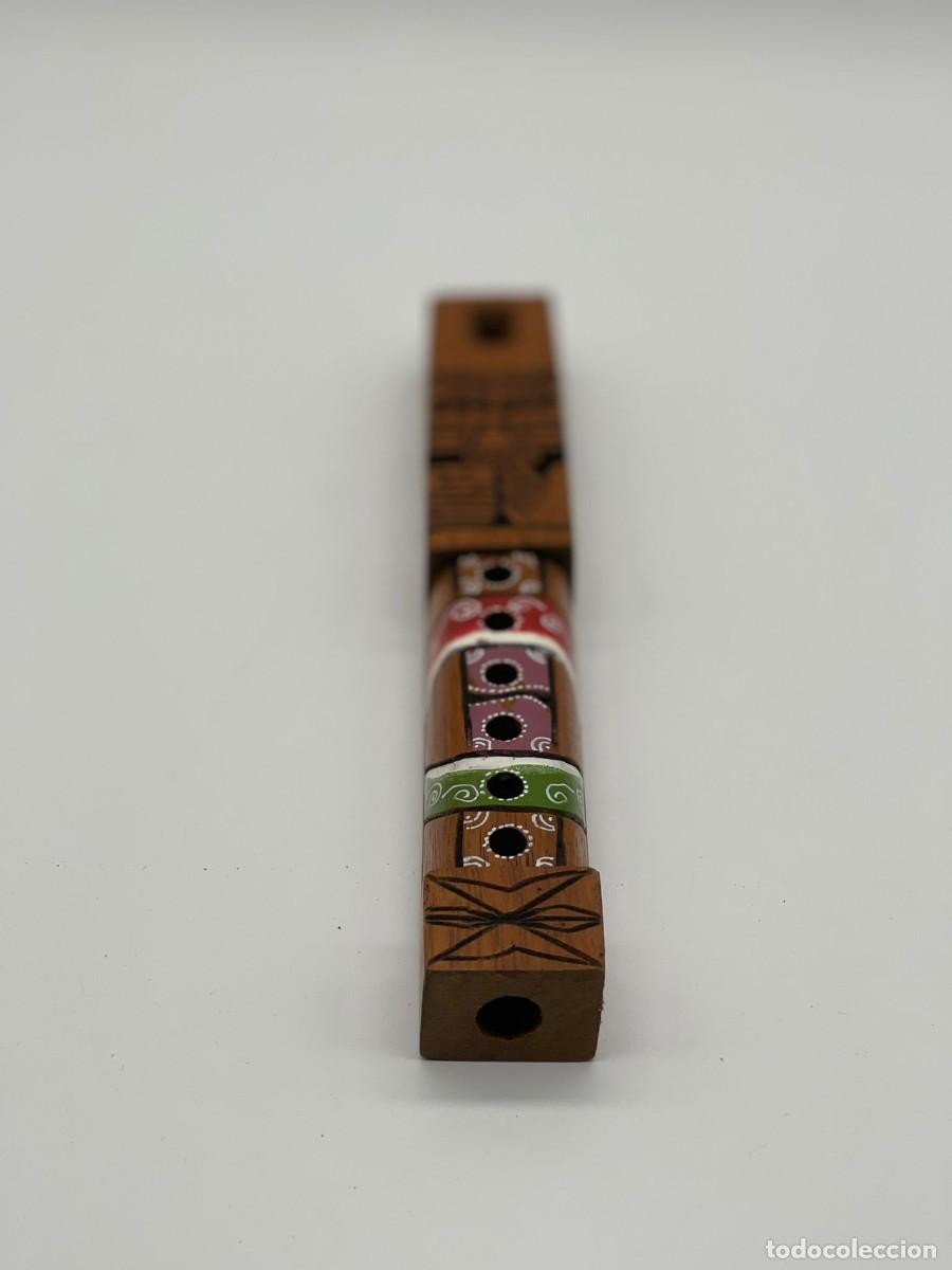 Instrumentos musicales: FLAUTA TRIBAL DE MADERA - Foto 5