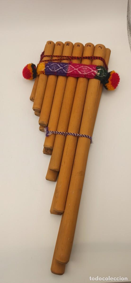 Instrumentos musicales: Flauta (Zampo&ntilde;a) Peruana y Chullo Per&uacute; - Foto 3