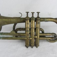 Instrumentos musicales: TROMPETA O CORNETA F. SUDRE (PARIS) SIGLO XIX, DE 3 VALVULAS