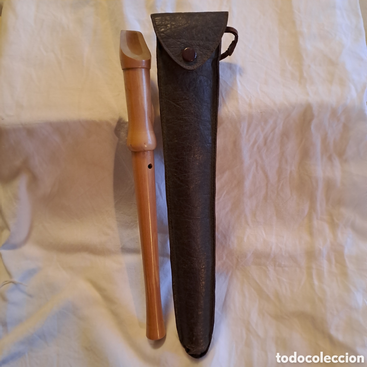 Instrumentos musicales: FLAUTA MOECK, CON SU FUNDA DE PIEL. - Foto 6