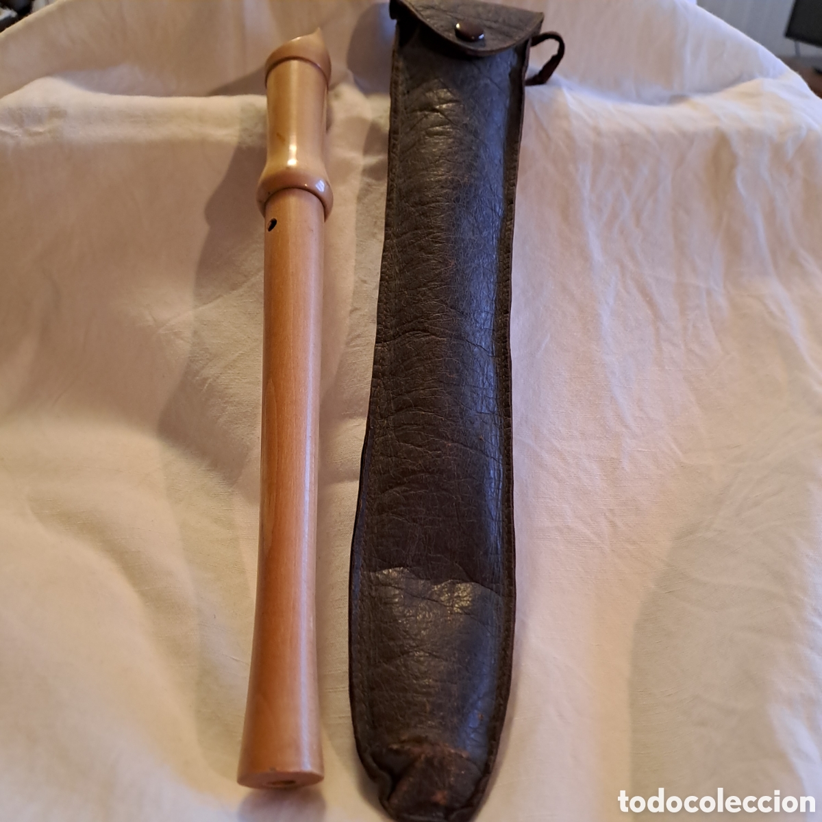 Instrumentos musicales: FLAUTA MOECK, CON SU FUNDA DE PIEL. - Foto 7