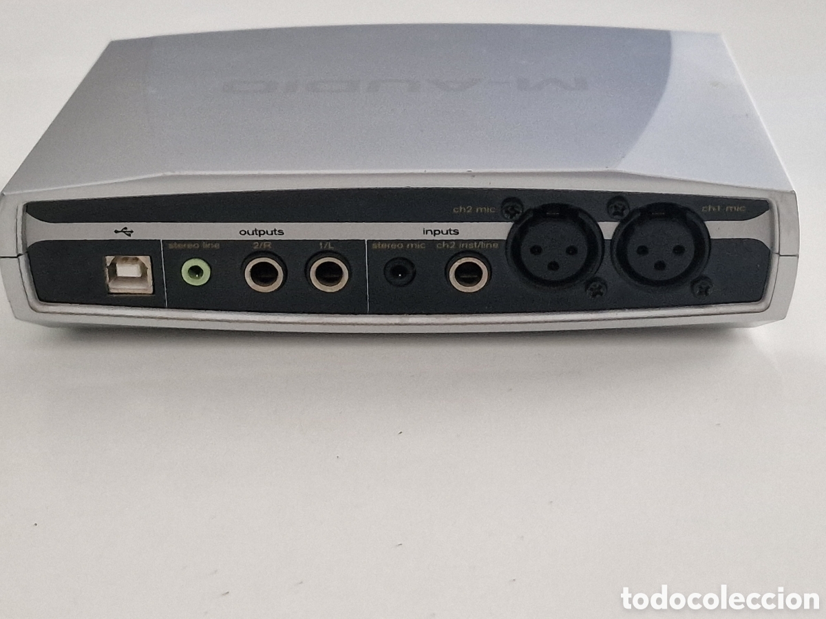 Instrumentos musicales: Interfaz de audio preamplificador USB M-Audio - Foto 6