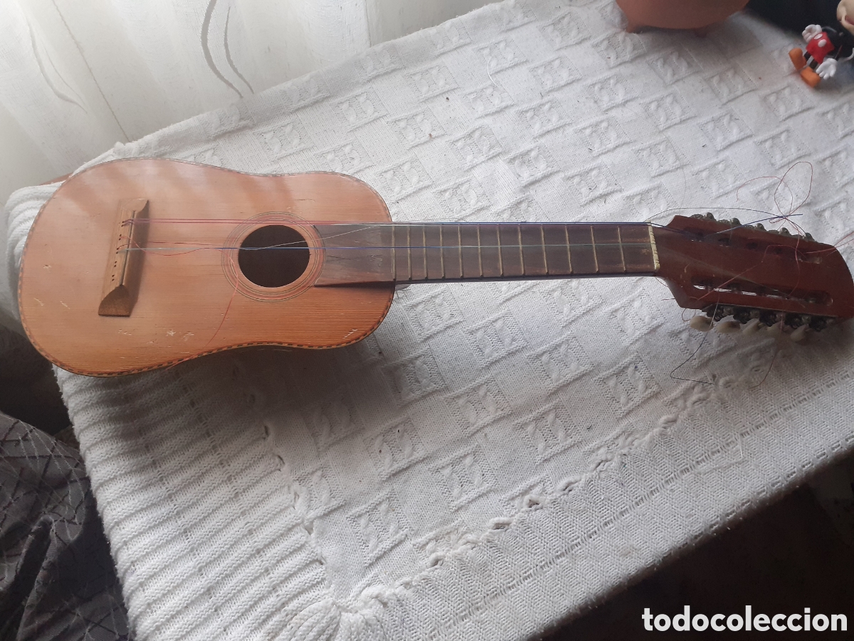 Instrumentos musicales: Mandolina /Charango antigua de concha de tatu - Foto 3