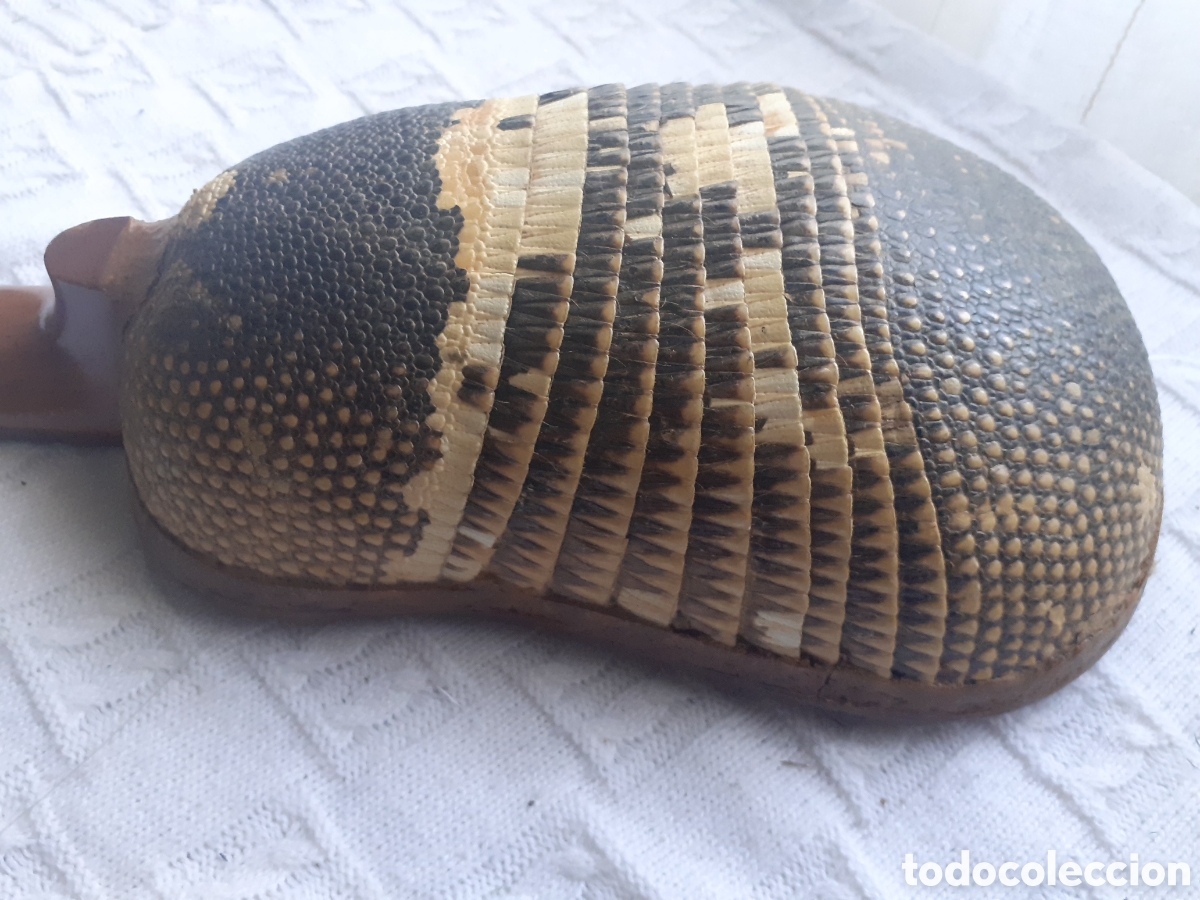 Instrumentos musicales: Mandolina /Charango antigua de concha de tatu - Foto 5