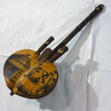 Instrumentos musicales: KORA INSTRUMENTO DE CUERDA MADERA Y CALABAZA SENEGAL
