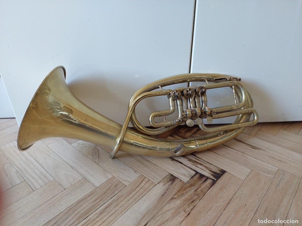 Instrumentos musicales: Tuba (tromb&oacute;n) antiguo - Foto 2
