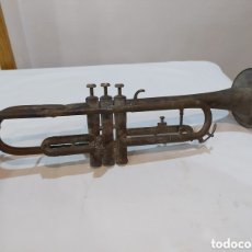 Instrumentos musicales: MUY ANTIGUA TROMPETA DE COBRE PARA COLECCIONISTAS O DECORACIÓN