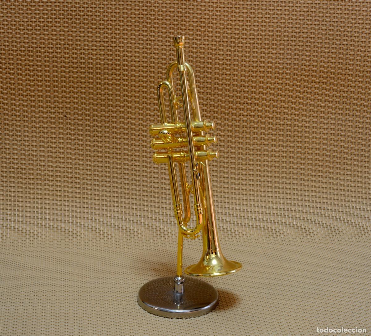 Instrumentos musicales: MINIATURA EN METAL TROMPETA Ref.214.A4 - Foto 1