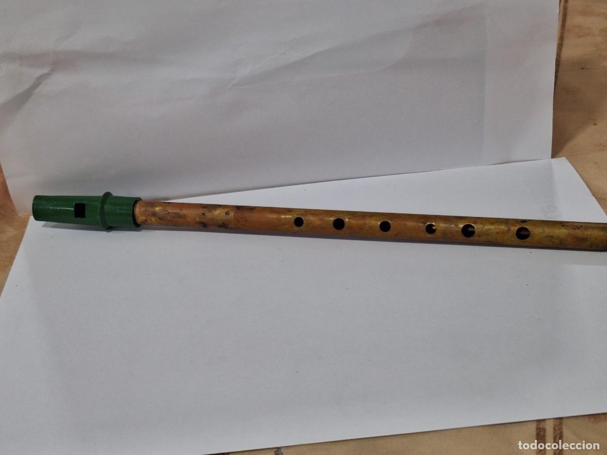 Instrumentos musicales: FLAUTA DE COBRE CON BOQUILLA PLASTICA - Foto 1