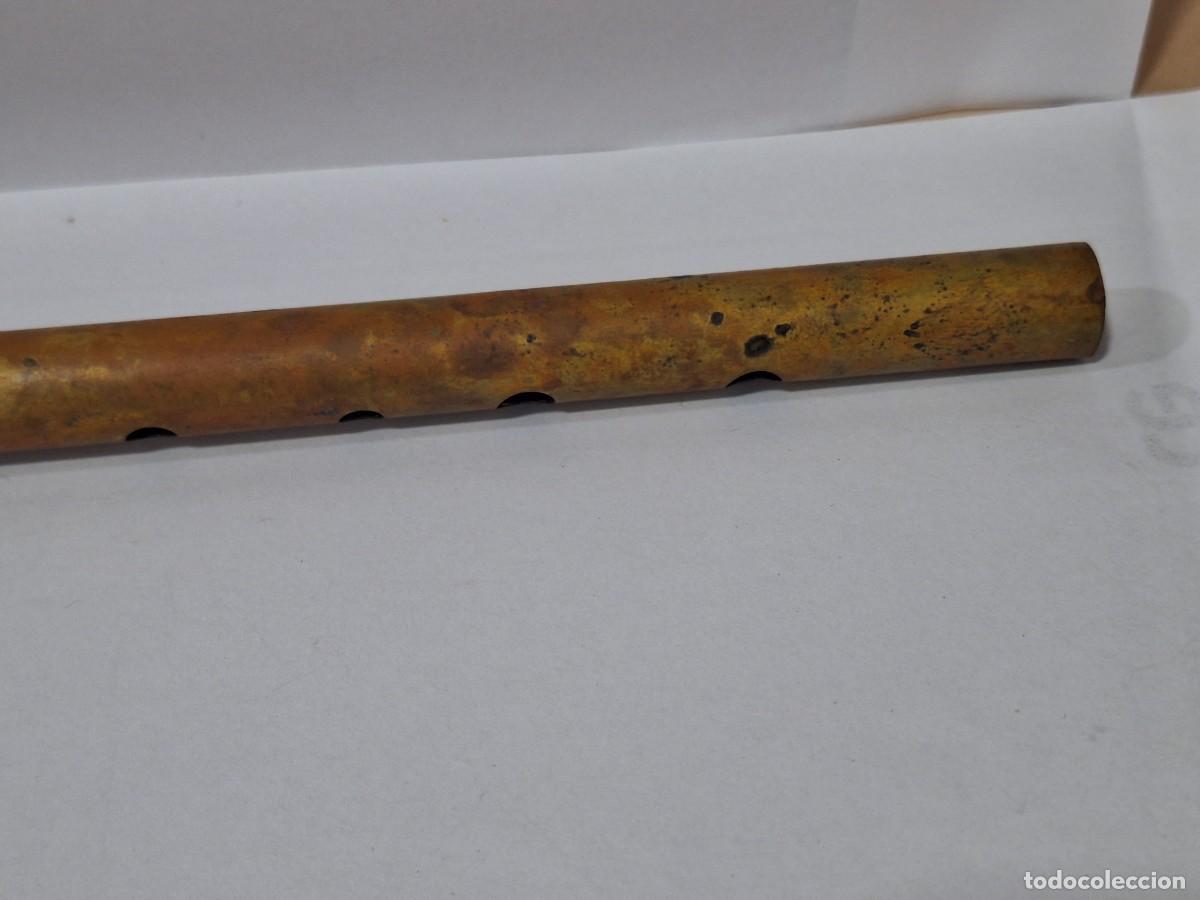 Instrumentos musicales: FLAUTA DE COBRE CON BOQUILLA PLASTICA - Foto 9
