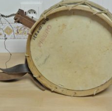 Instrumentos musicales: ANTIGUO TAMBOR DE NIÑO PROCESIONES DE MULA , MURCIA