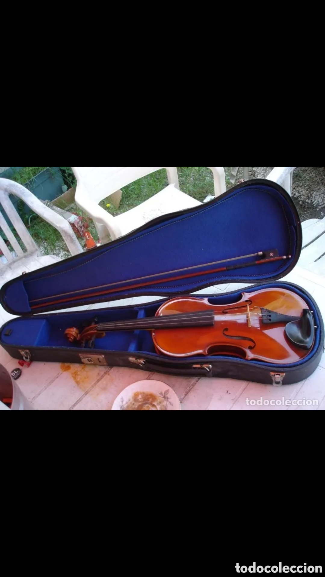 Instrumentos musicales: Viol&iacute;n antiguo 1/2 restaurado - Foto 2