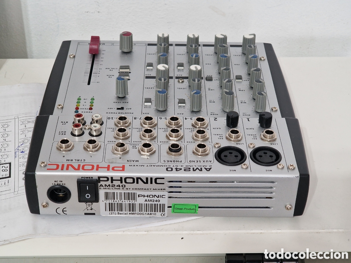 Instrumentos musicales: PHONIC: AM240 - Foto 4