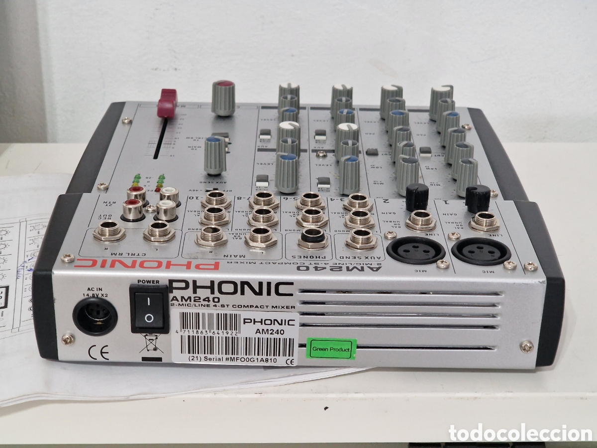 Instrumentos musicales: PHONIC: AM240 - Foto 5