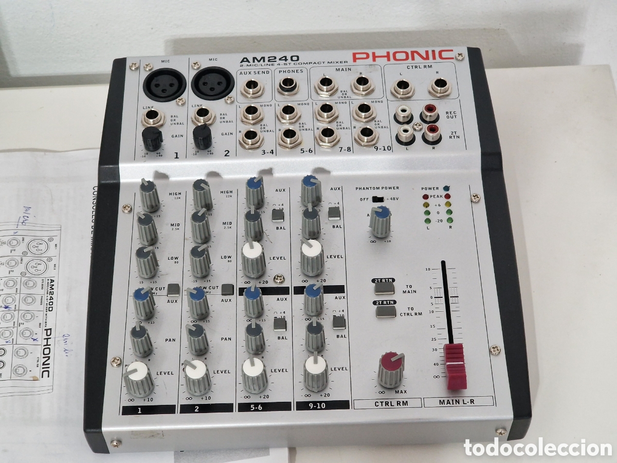 Instrumentos musicales: PHONIC: AM240 - Foto 6