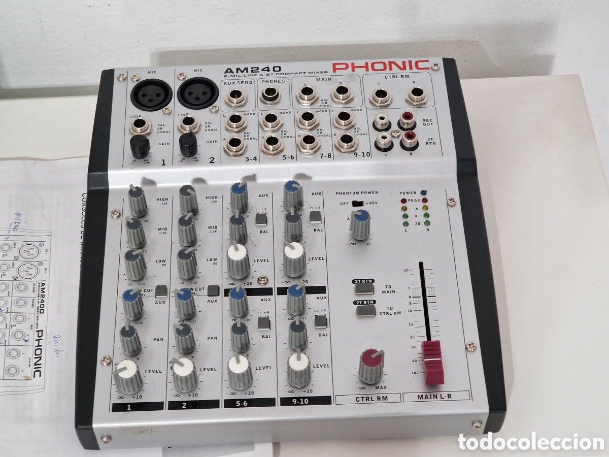 Instrumentos musicales: PHONIC: AM240 - Foto 7