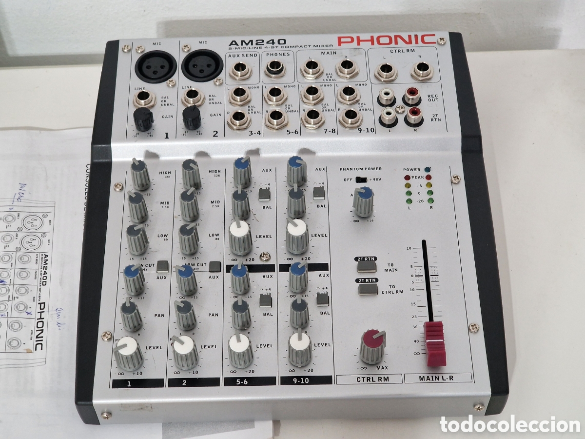 Instrumentos musicales: PHONIC: AM240 - Foto 8