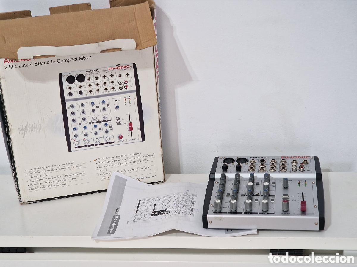 Instrumentos musicales: PHONIC: AM240 - Foto 9