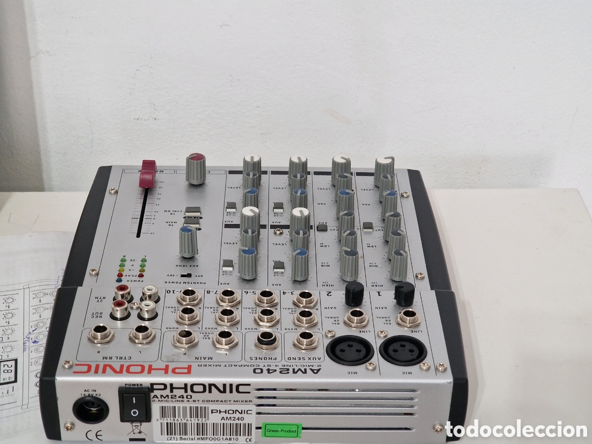 Instrumentos musicales: PHONIC: AM240 - Foto 1