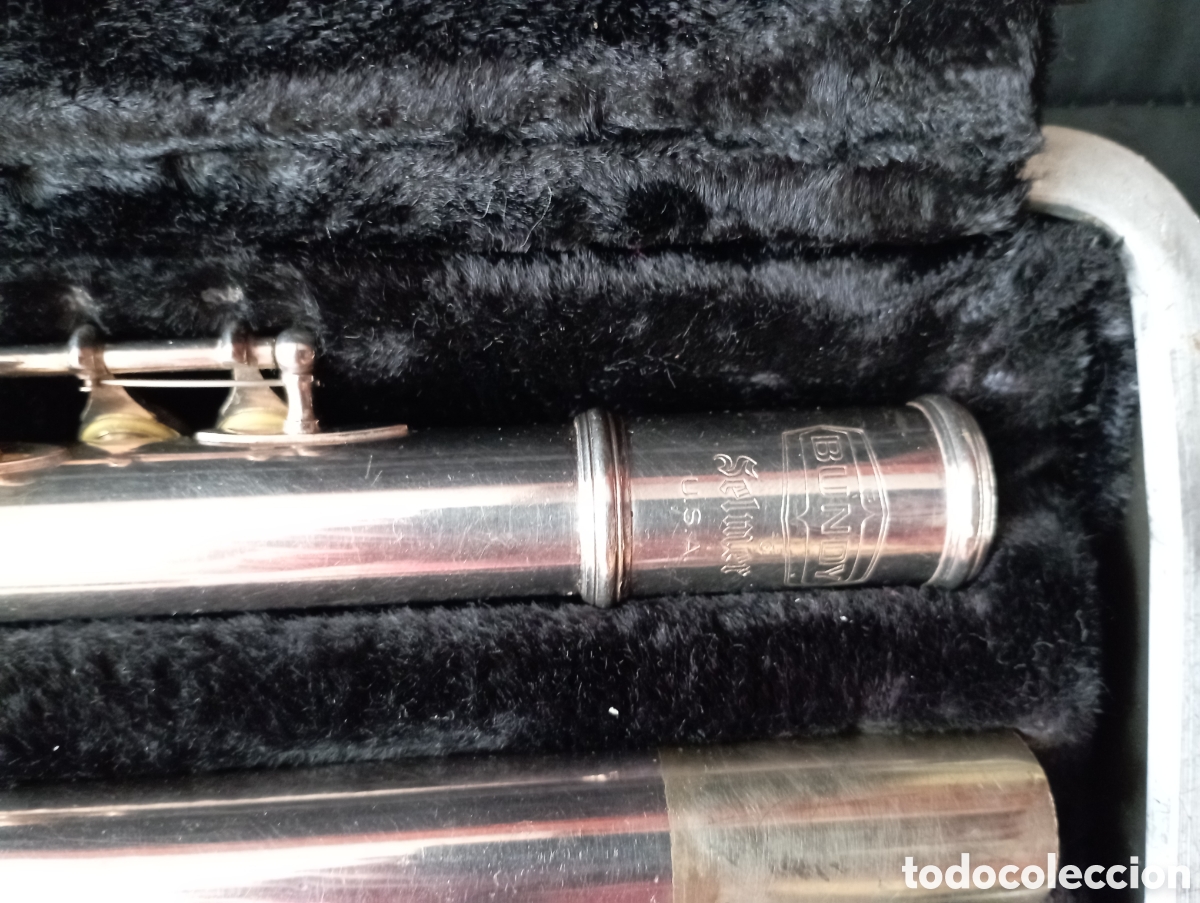 Instrumentos musicales: Flauta travesera bundy USA - Foto 3