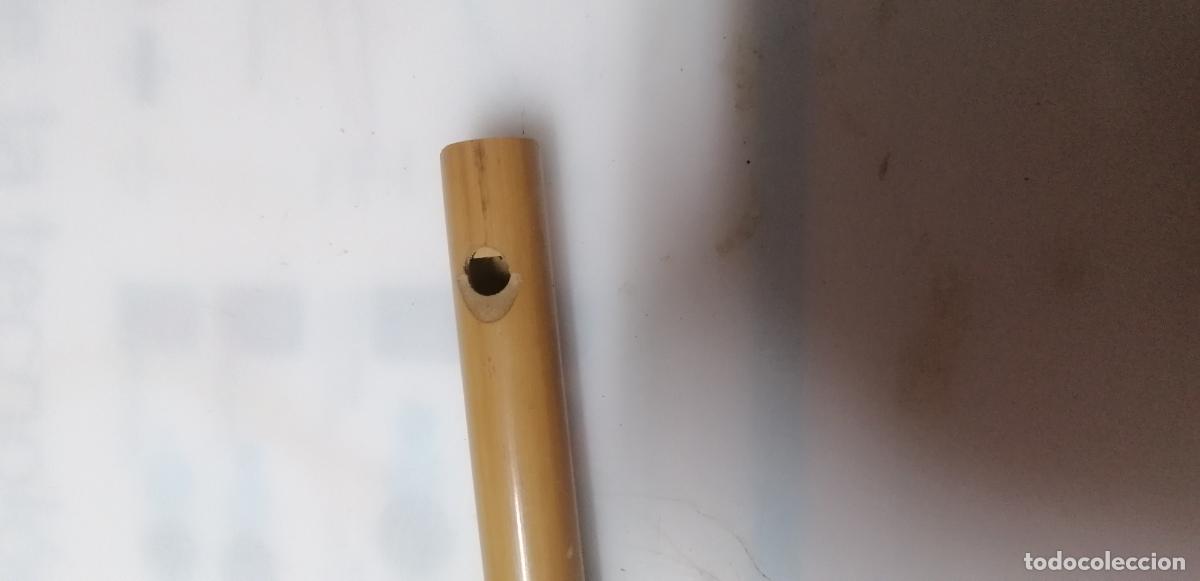 Instrumentos musicales: ANTIGUA FLAUTA DE CA&Ntilde;A DE BAMBU - Foto 4