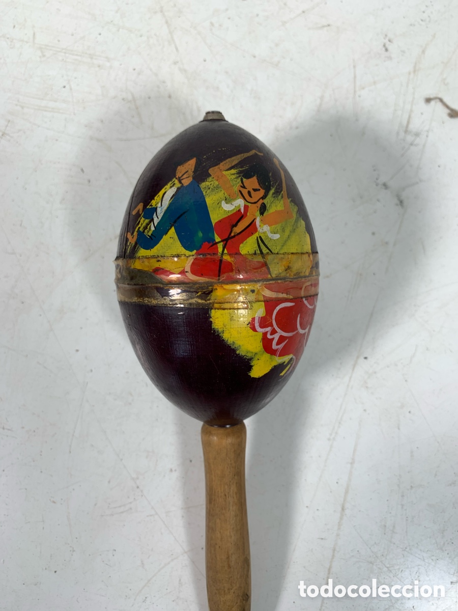 Instrumentos musicales: 01_ Maraca vintage - Foto 3