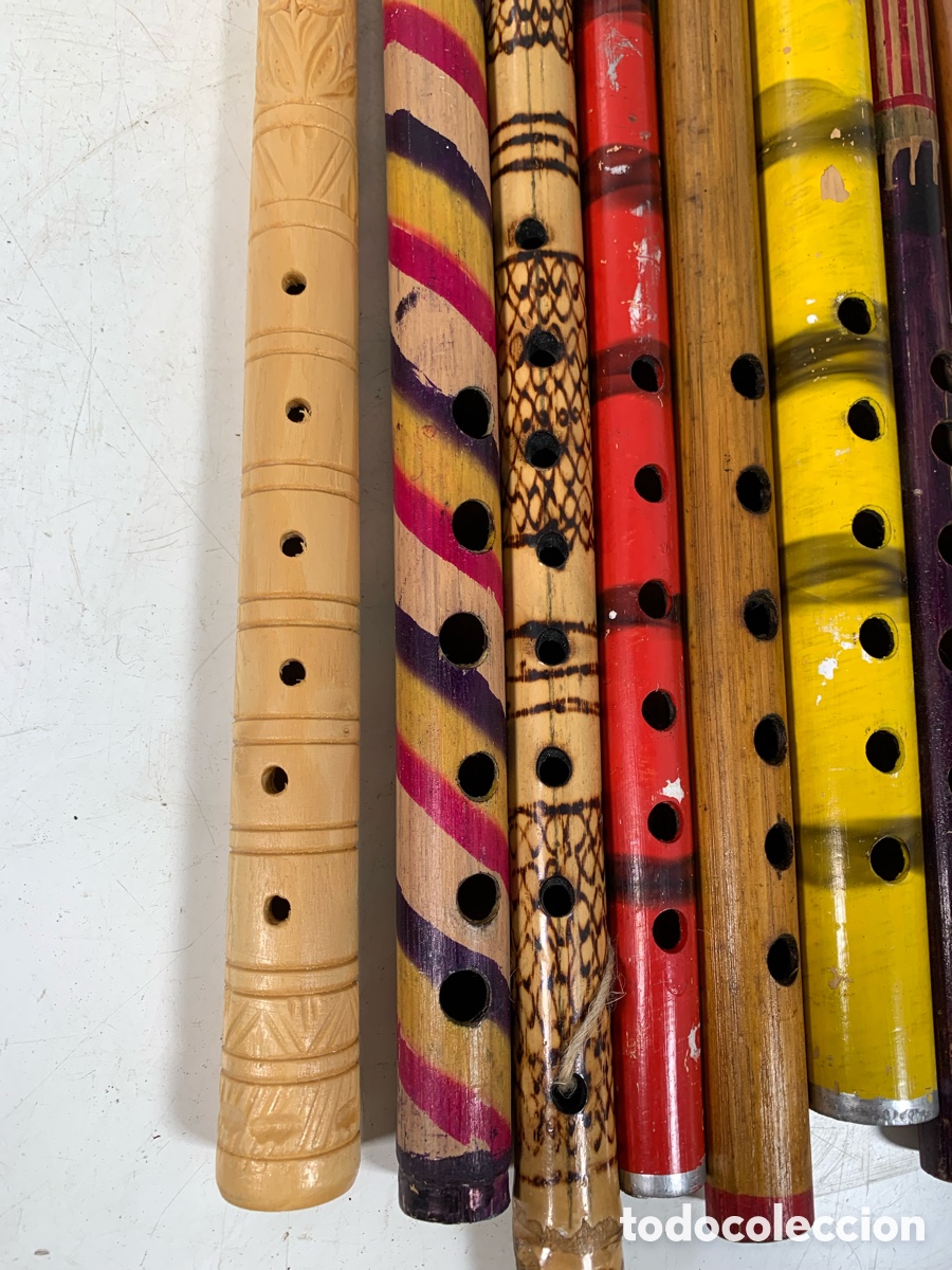 Instrumentos musicales: 01_Lote flautas &eacute;tnicas - Foto 2