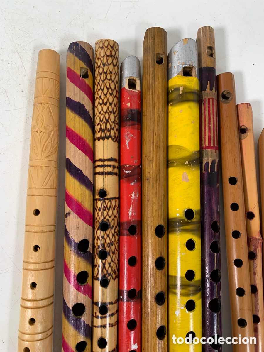 Instrumentos musicales: 01_Lote flautas &eacute;tnicas - Foto 3