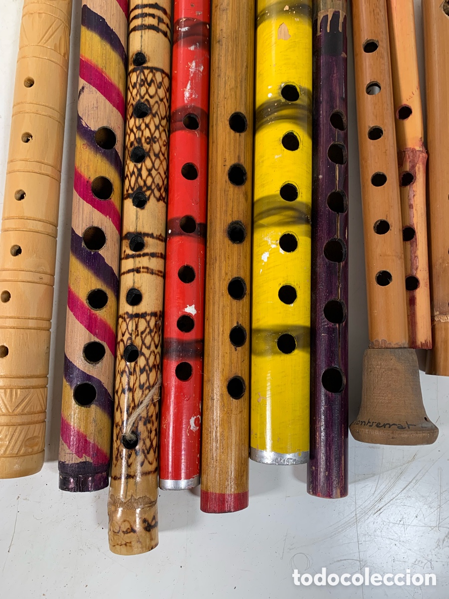 Instrumentos musicales: 01_Lote flautas &eacute;tnicas - Foto 7
