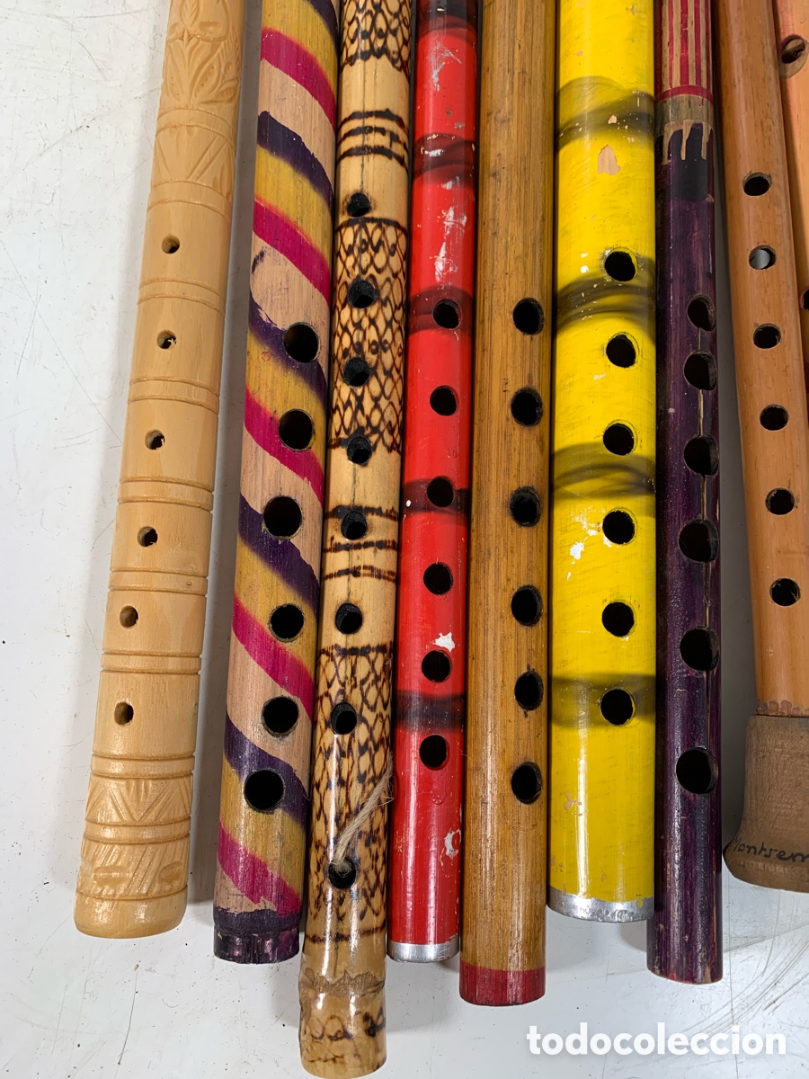 Instrumentos musicales: 01_Lote flautas &eacute;tnicas - Foto 8