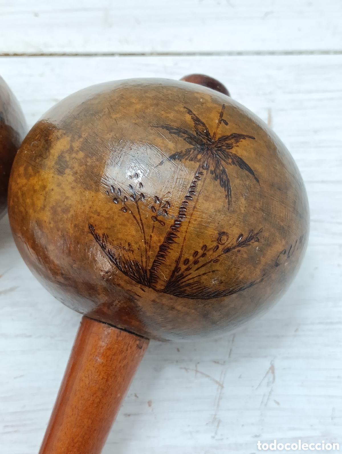 Instrumentos musicales: MARACAS ARTESANALES CUBA. - Foto 3