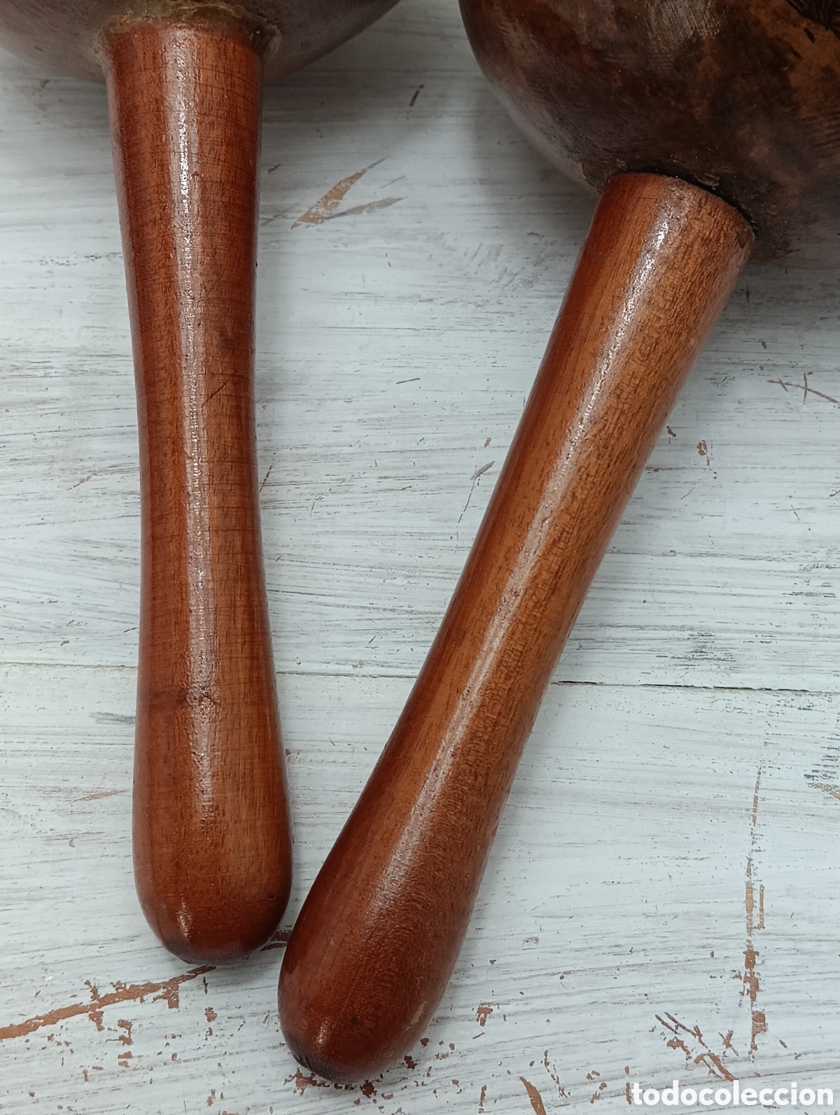 Instrumentos musicales: MARACAS ARTESANALES CUBA. - Foto 4