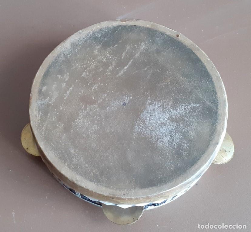 Instrumentos musicales: Pandereta con incrustaciones - Foto 3
