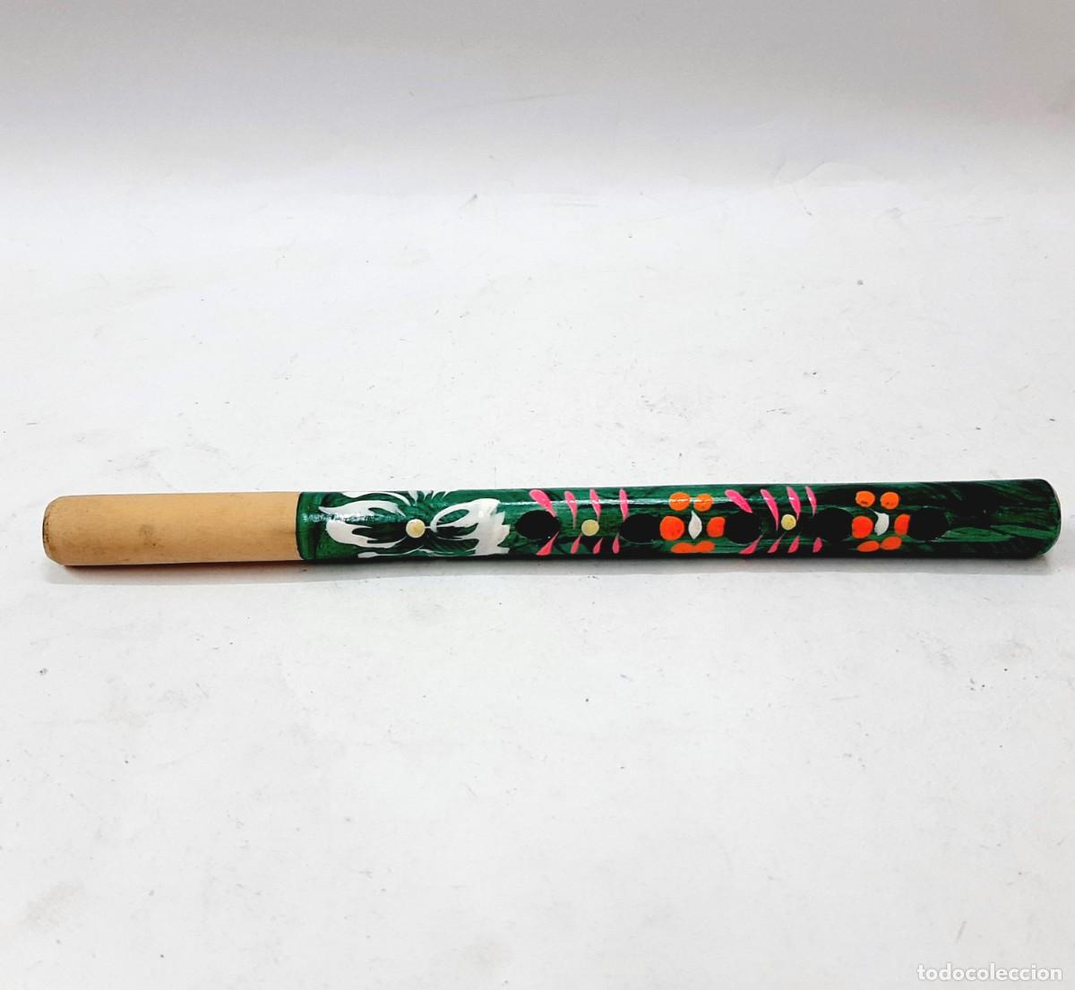 Instrumentos musicales: Flauta de madera vintage, caval(13.4) - Foto 6