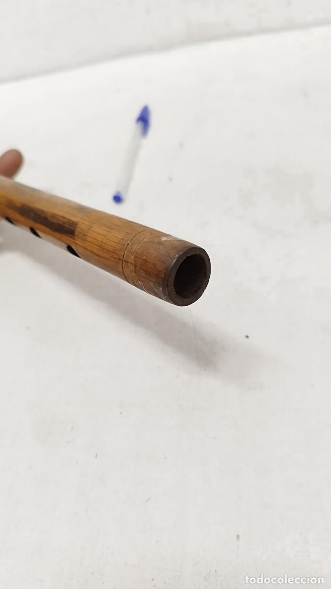 Instrumentos musicales: Antigua flauta de madera a identificar - Foto 9