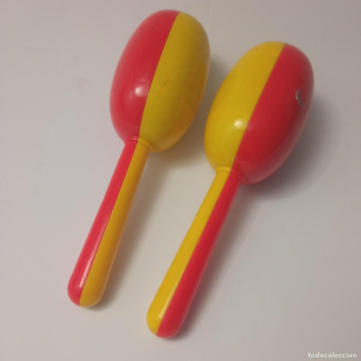 Instrumentos musicales: Maracas de plastico duro - Foto 1