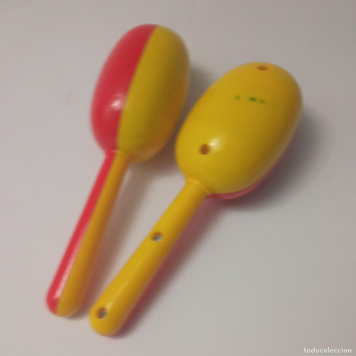 Instrumentos musicales: Maracas de plastico duro - Foto 2