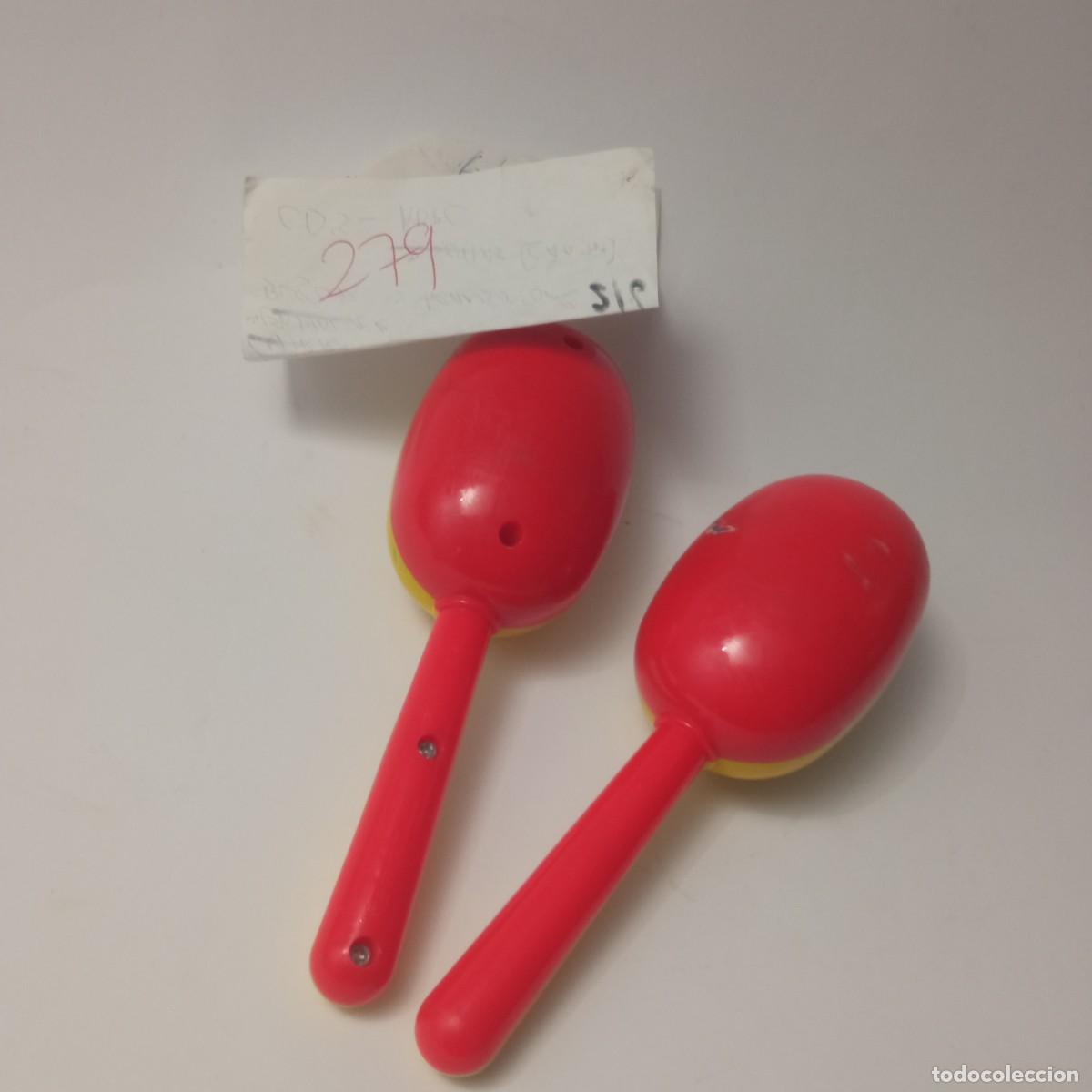 Instrumentos musicales: Maracas de plastico duro - Foto 4
