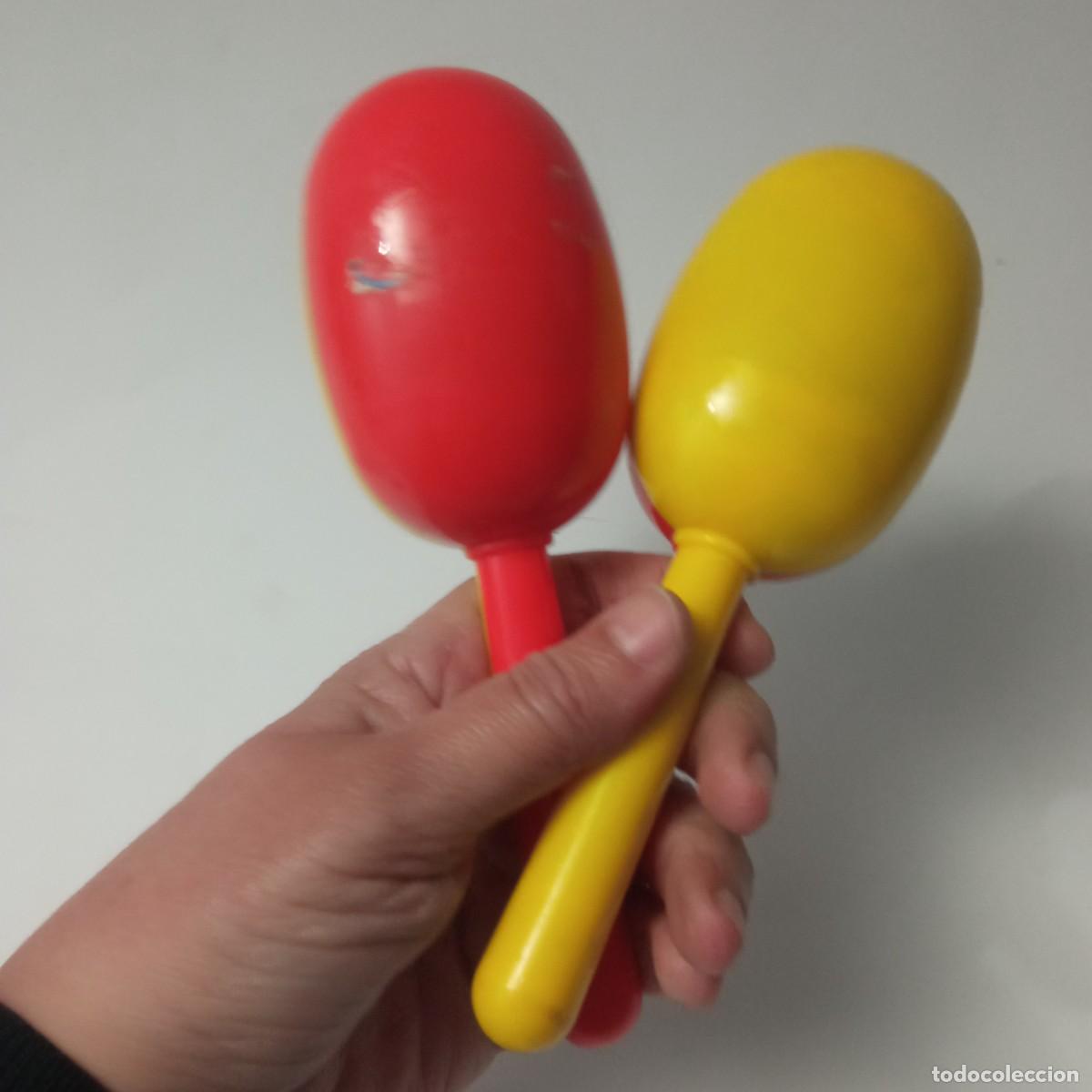 Instrumentos musicales: Maracas de plastico duro - Foto 5