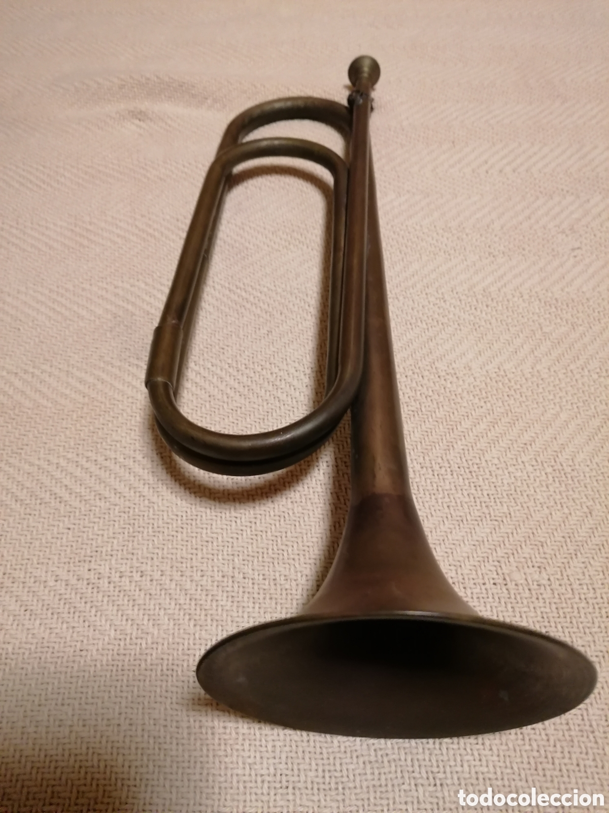 Instrumentos musicales: Corneta aut&eacute;ntica de laton - Foto 3