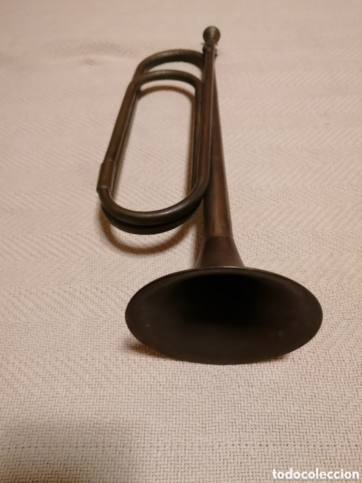 Instrumentos musicales: Corneta aut&eacute;ntica de laton - Foto 4