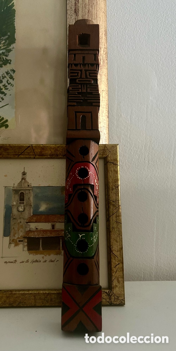 Instrumentos musicales: FLAUTA TARKA PERUANA MADERA - Foto 2