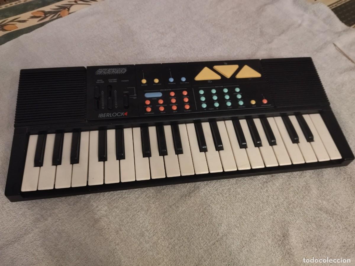 Instrumentos musicales: Teclado electr&oacute;nico stereo iberlock electronic keyboard MC-3700 - Foto 2