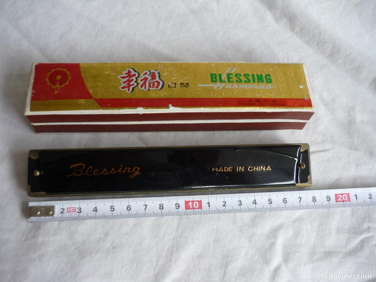 Instrumentos musicales: Arm&oacute;nica Blessing en caja original A&ntilde;os 70 - Foto 3