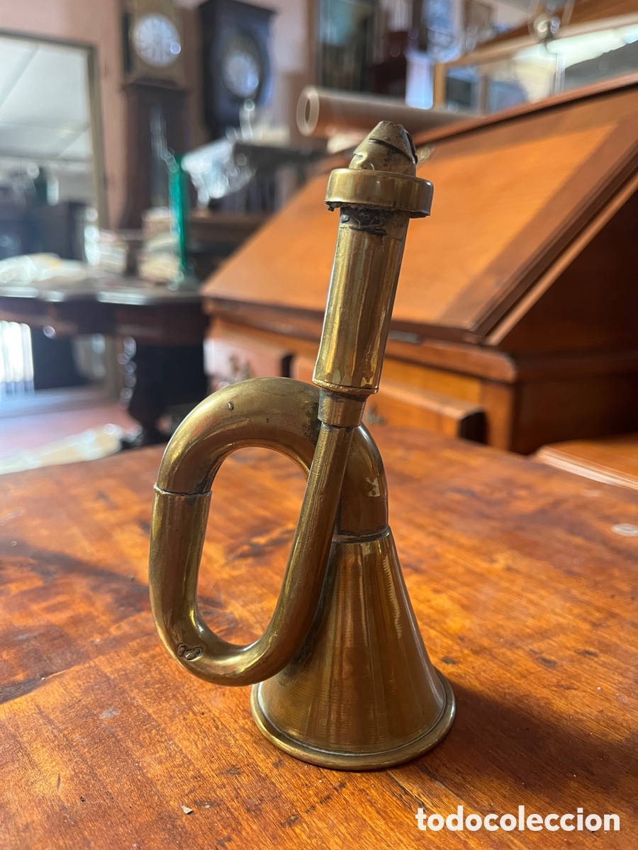 Instrumentos musicales: Cornetin de caza. Antiguo. - Foto 1