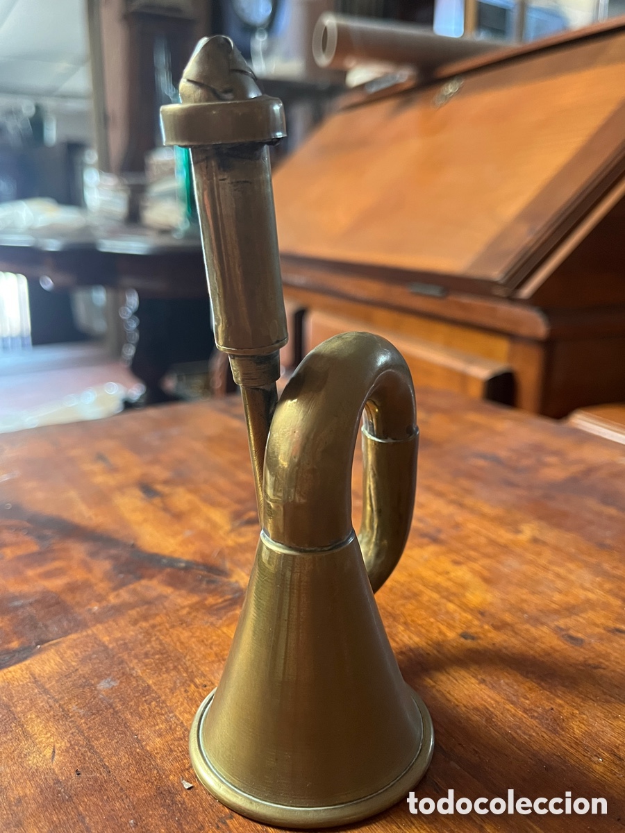 Instrumentos musicales: Cornetin de caza. Antiguo. - Foto 3