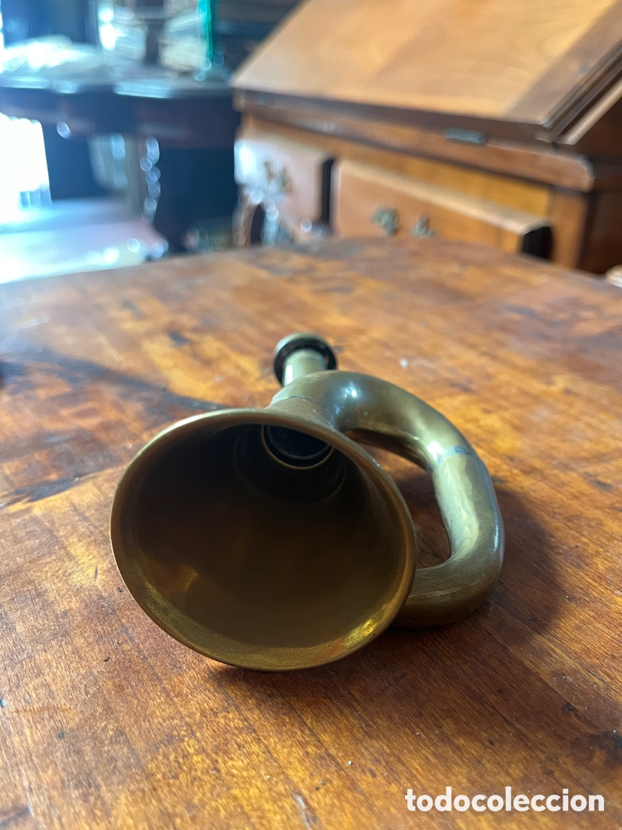 Instrumentos musicales: Cornetin de caza. Antiguo. - Foto 4