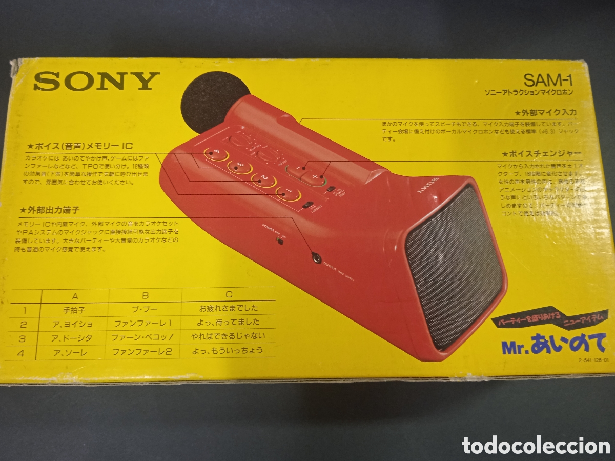 Instrumentos musicales: Sony SAM-1 Atraction microphone RARO - Foto 4
