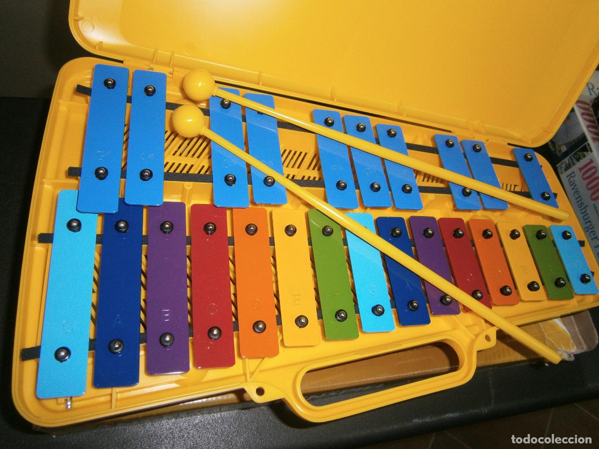 Instrumentos musicales: XILOFONO EN CAJA NUEVO SIN USAR - Foto 3