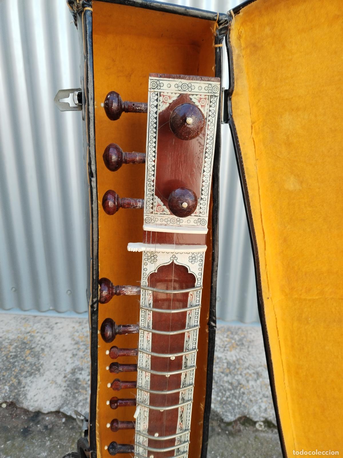 Instrumentos musicales: sitar musical indio para restaurar - Foto 4